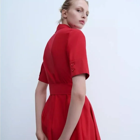 Zara Red Dress NWT - Picture 2 of 3